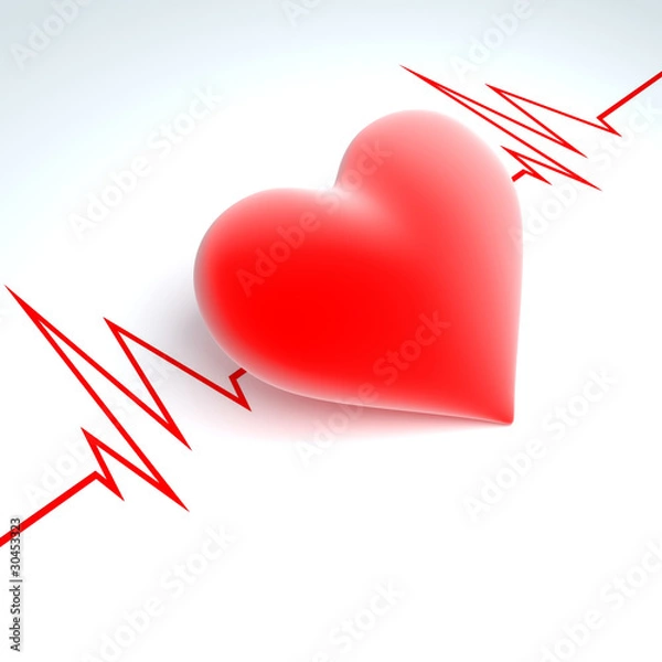 Obraz Red heart
