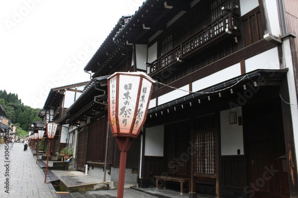 Obraz おわら風の盆のぼんぼり