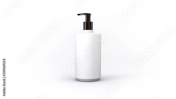 Fototapeta 3D Liquid Soap Bottle | Contrast