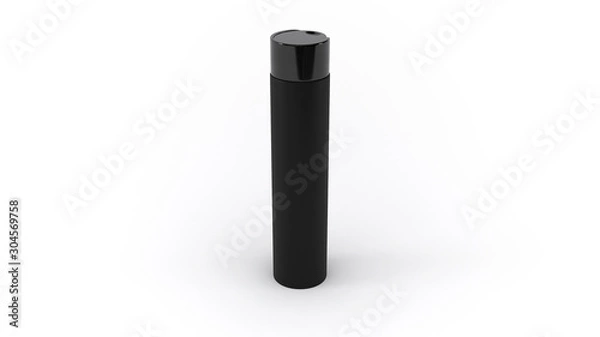 Obraz 3D Cosmetics Bottle | Black