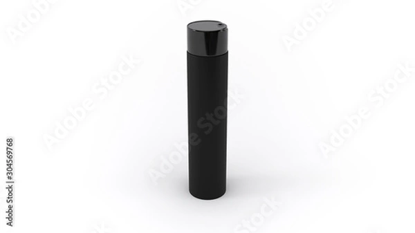 Fototapeta 3D Cosmetics Bottle | Black