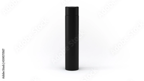 Fototapeta 3D Cosmetics Bottle | Matt Black