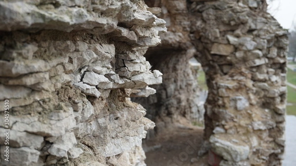 Fototapeta Temples of the Pskov architectural school..The complex of fortifications of Okolny city,.The rattle tower.