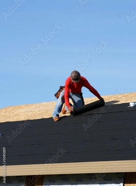 Obraz new home construction ,roofer