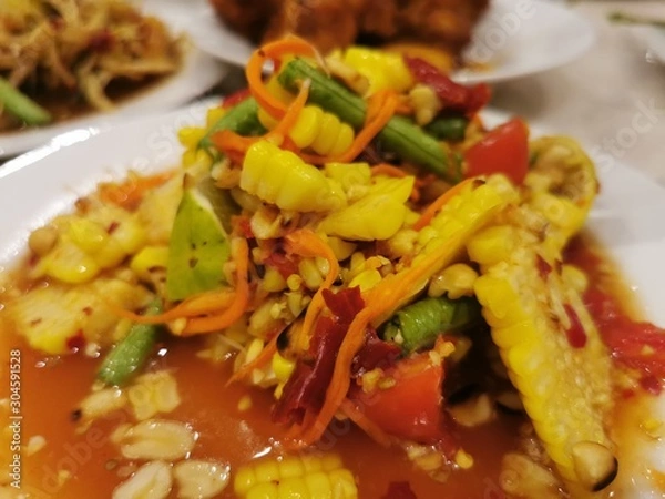 Obraz chicken with vegetables