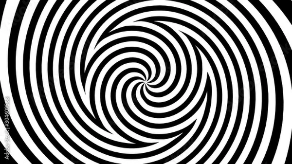 Obraz Vector - black and white abstract background.Bursting,Radial,radiating pattern