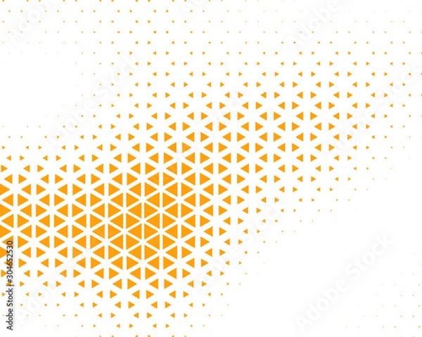 Fototapeta Abstract traingle yellow colour vector pattern