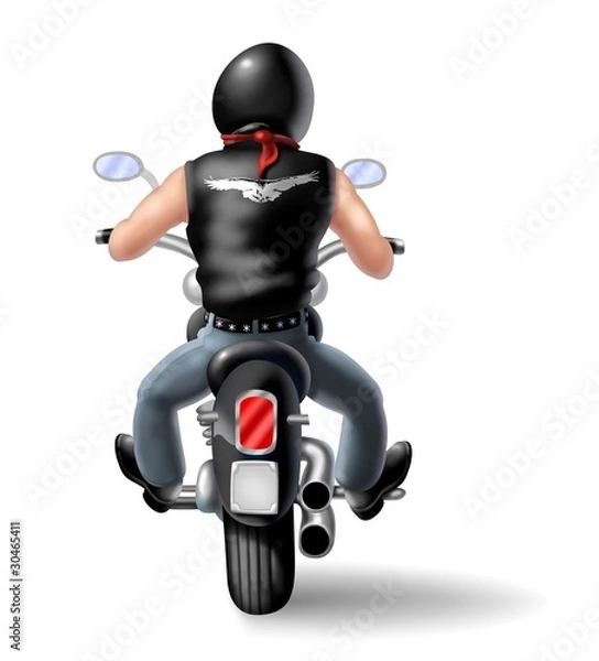 Obraz biker