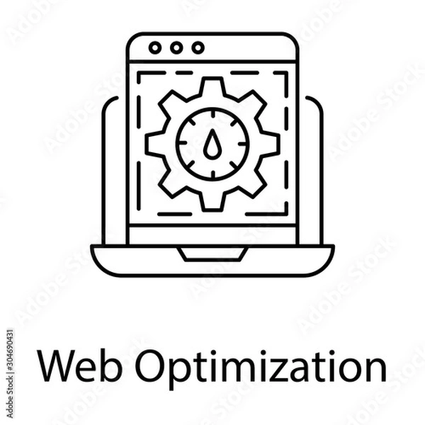 Obraz Web Optimization Vector