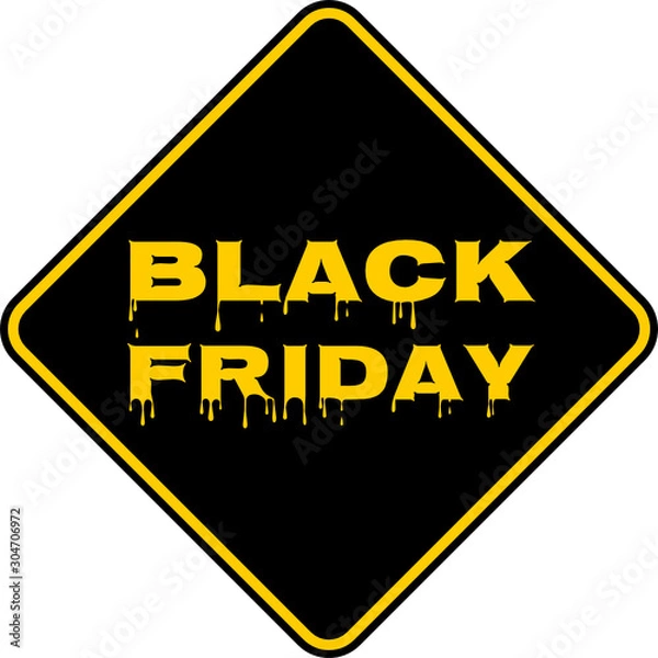 Obraz Black Friday / Blackfriday Sign I Inverted