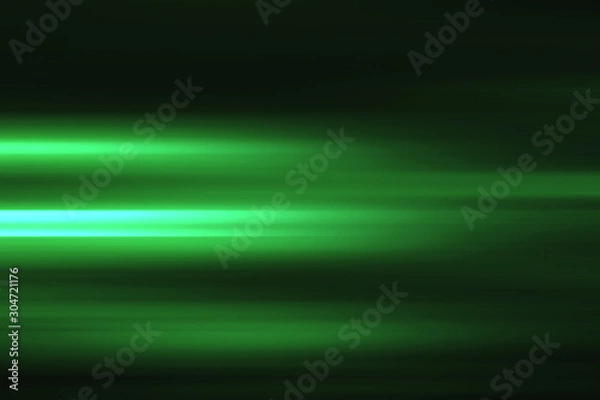 Fototapeta Abstract green motion blur background with bright light