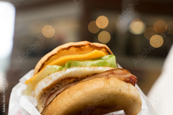 Fototapeta ハンバーガー　佐世保バーガー　九州　Hamburger　Sasebo Burger