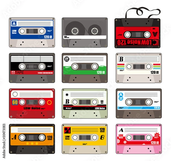 Fototapeta cartoon tape icon