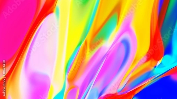 Obraz Futuristic background of standard scaled size 1920*1080. Abstract plastic wallpaper for website, banner, cover, poster