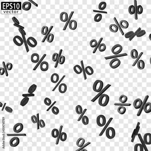 Obraz Falling Prices (black) / EPS10 Vector