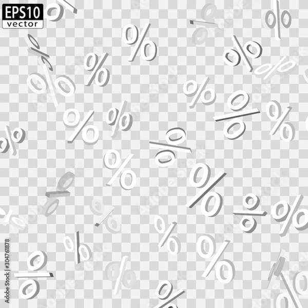 Obraz Falling Prices (white) / EPS10 Vector