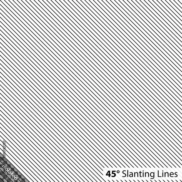 Obraz Simple 45 degree Slanting Lines