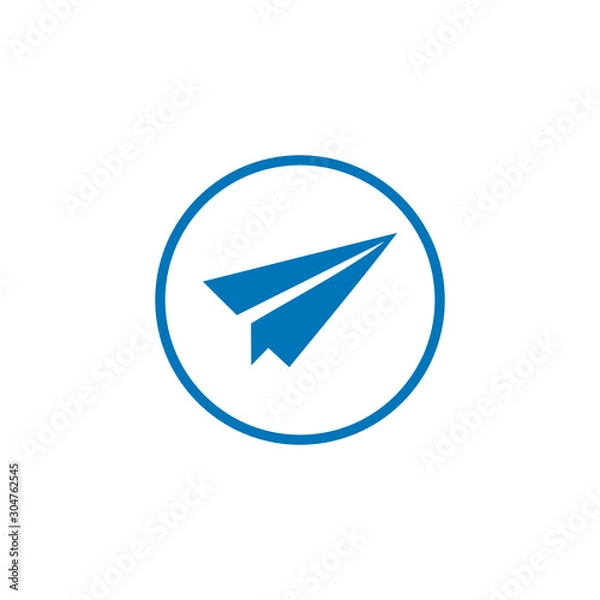 Obraz airplane icon vector design symbol
