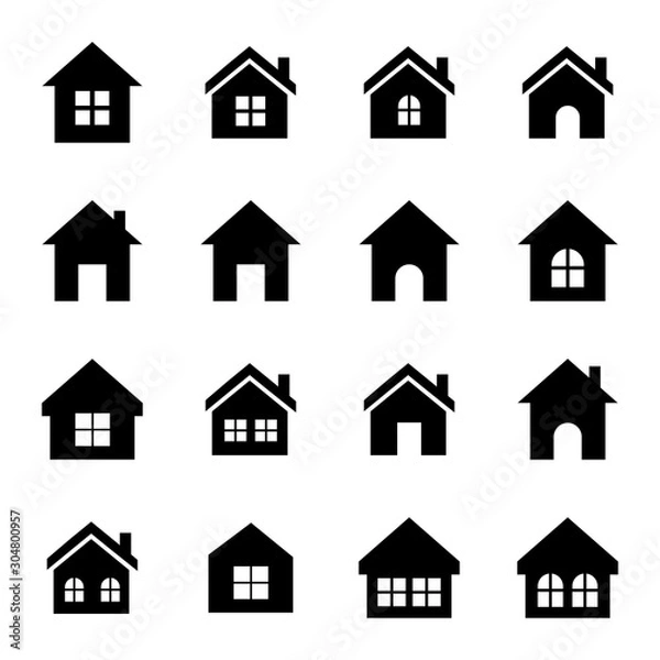 Obraz home icon vector design symbol