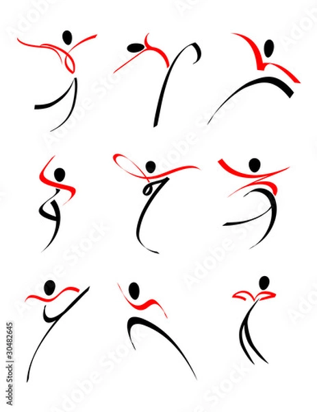 Obraz abstrakcyjne figury 113