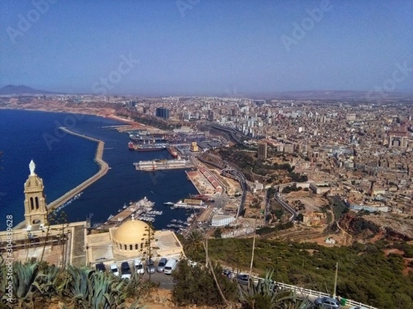 Fototapeta wonderful angle of view of Oran