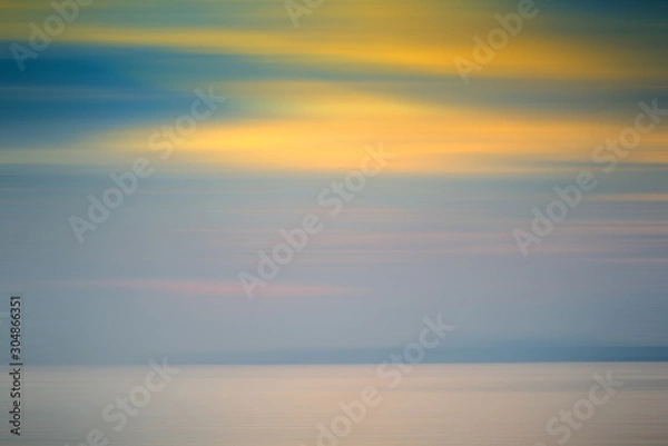 Fototapeta Motion blurred background of refraction in the sea
