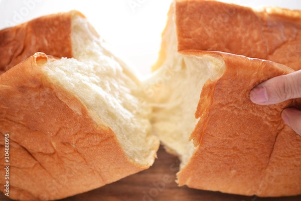 Obraz もっちり甘い食パン