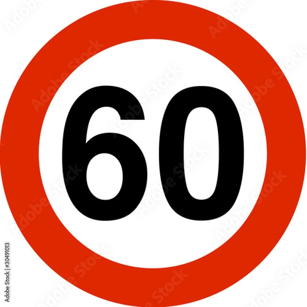 Fototapeta Maximum Speed 60