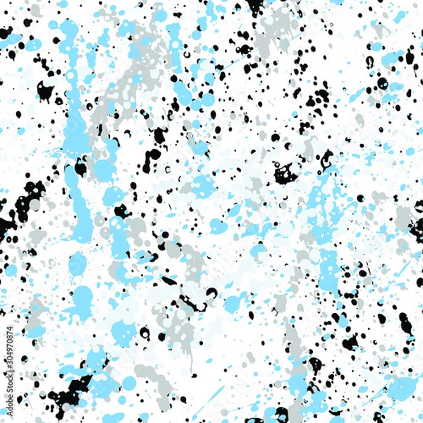 Obraz Paint splashes texture seamless pattern