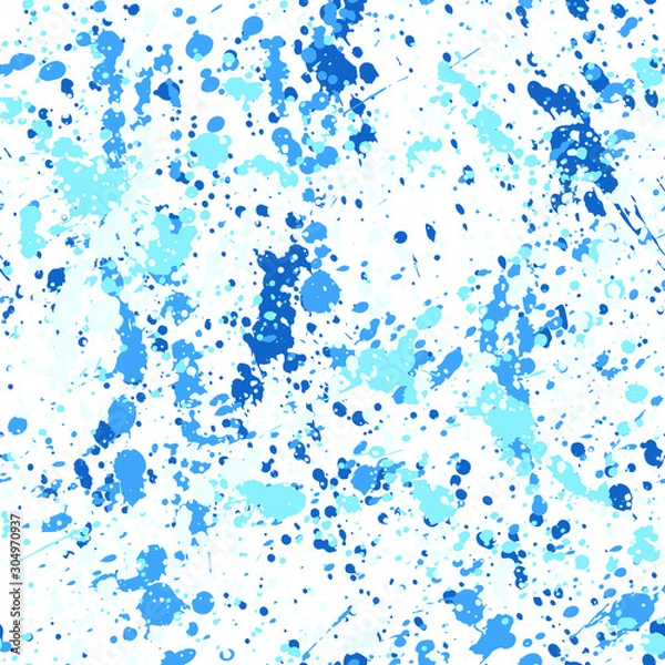 Obraz Paint splashes texture seamless pattern