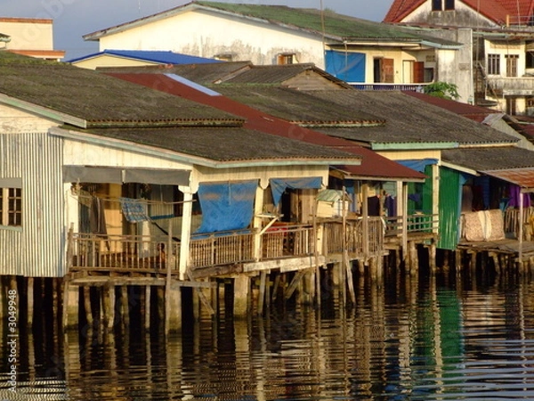 Obraz maisons sur pilotis