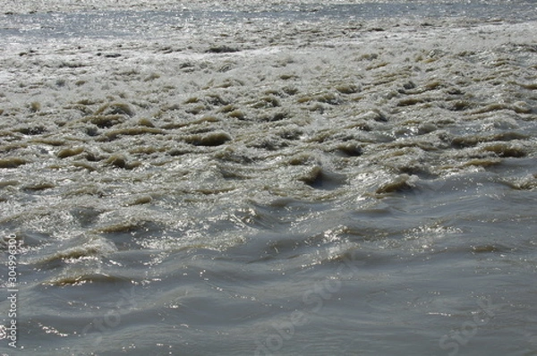 Obraz 増水した川