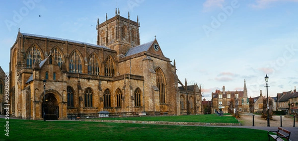 Obraz Sherborne Abbey in Autumn