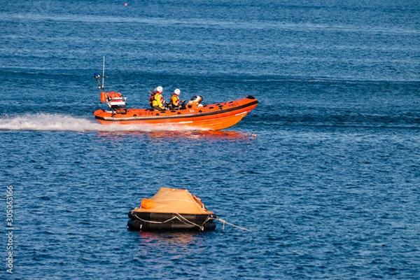 Obraz Lifeboat in Weymouth Dorset