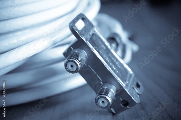 Obraz TV antenna cable