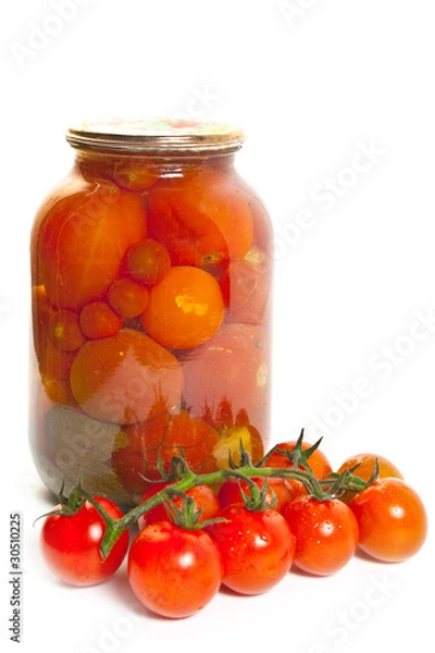 Obraz Canned tomatoes
