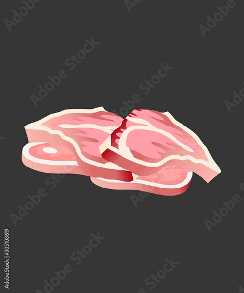 Fototapeta Image of beef for design work