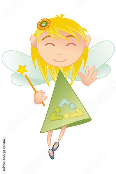 Obraz fée du recyclage