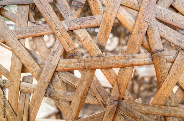 Fototapeta rattan texture background