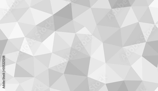 Obraz Gray seamless abstract polygon background.