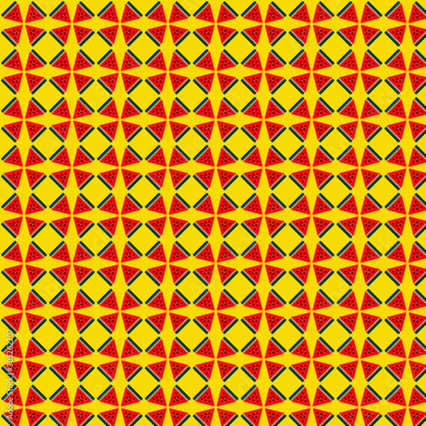 Fototapeta Divide watermelon pattern texture background