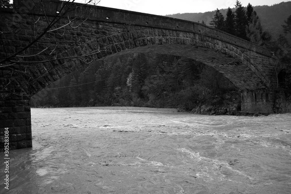 Fototapeta bridge over the river