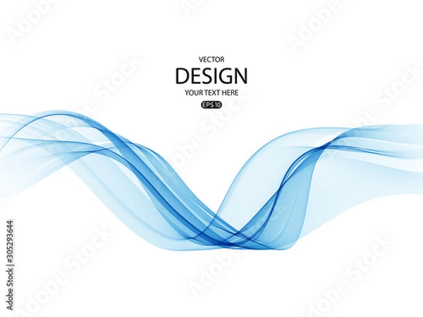 Obraz Background with blue wave for website, flyers, brochures, presentations.