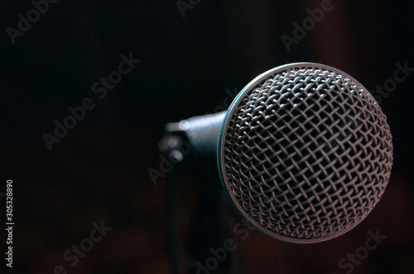 Fototapeta Stage Microphone