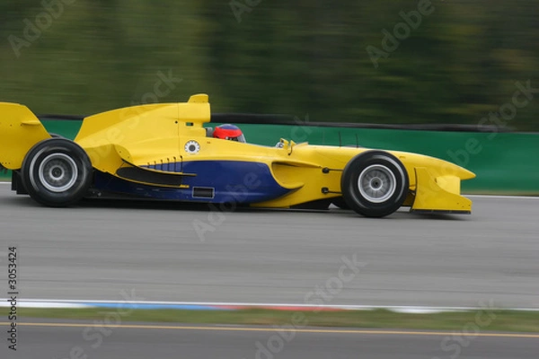 Obraz yellow speed