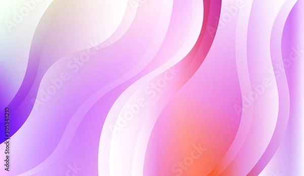 Fototapeta Futuristic Background With Color Gradient Geometric Shape. For Futuristic Ad, Booklets. Vector Illustration with Color Gradient.