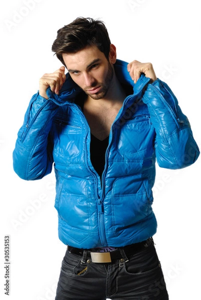 Obraz doudoune bleue 10