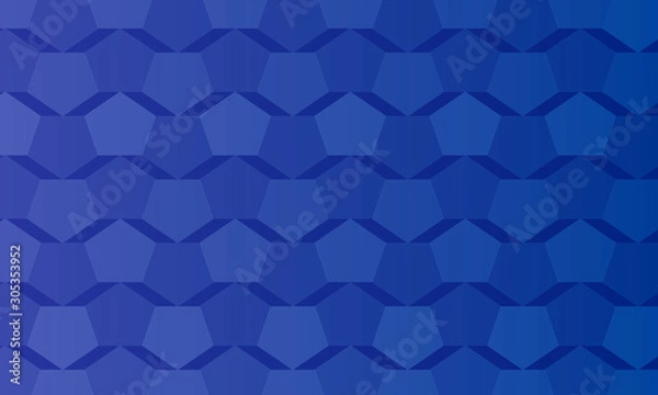 Fototapeta background pentagon design with gradient vector, beautiful