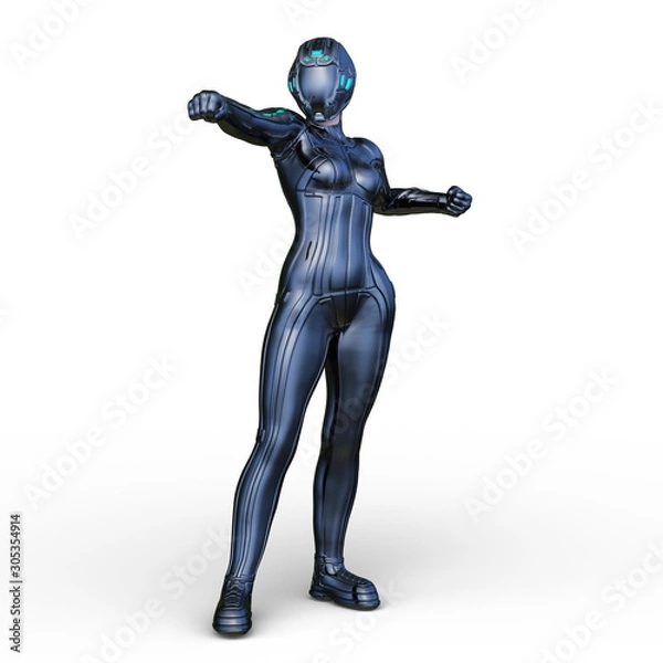 Fototapeta スーパーウーマン