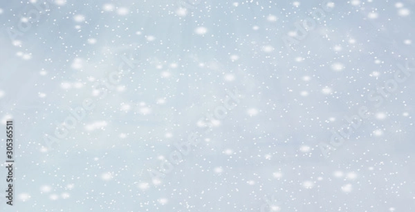 Obraz Abstract Winter background abstract bokeh